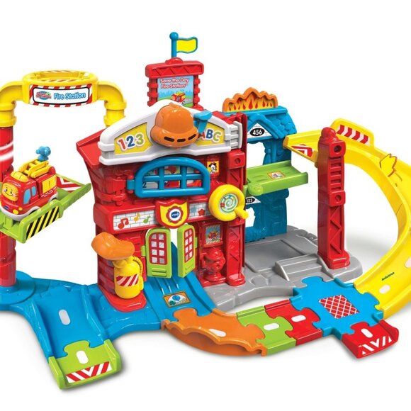 Brand New Vtech Go! Go ! Smart Save The Day Fire Station playset-English Version - Picture 4 of 16